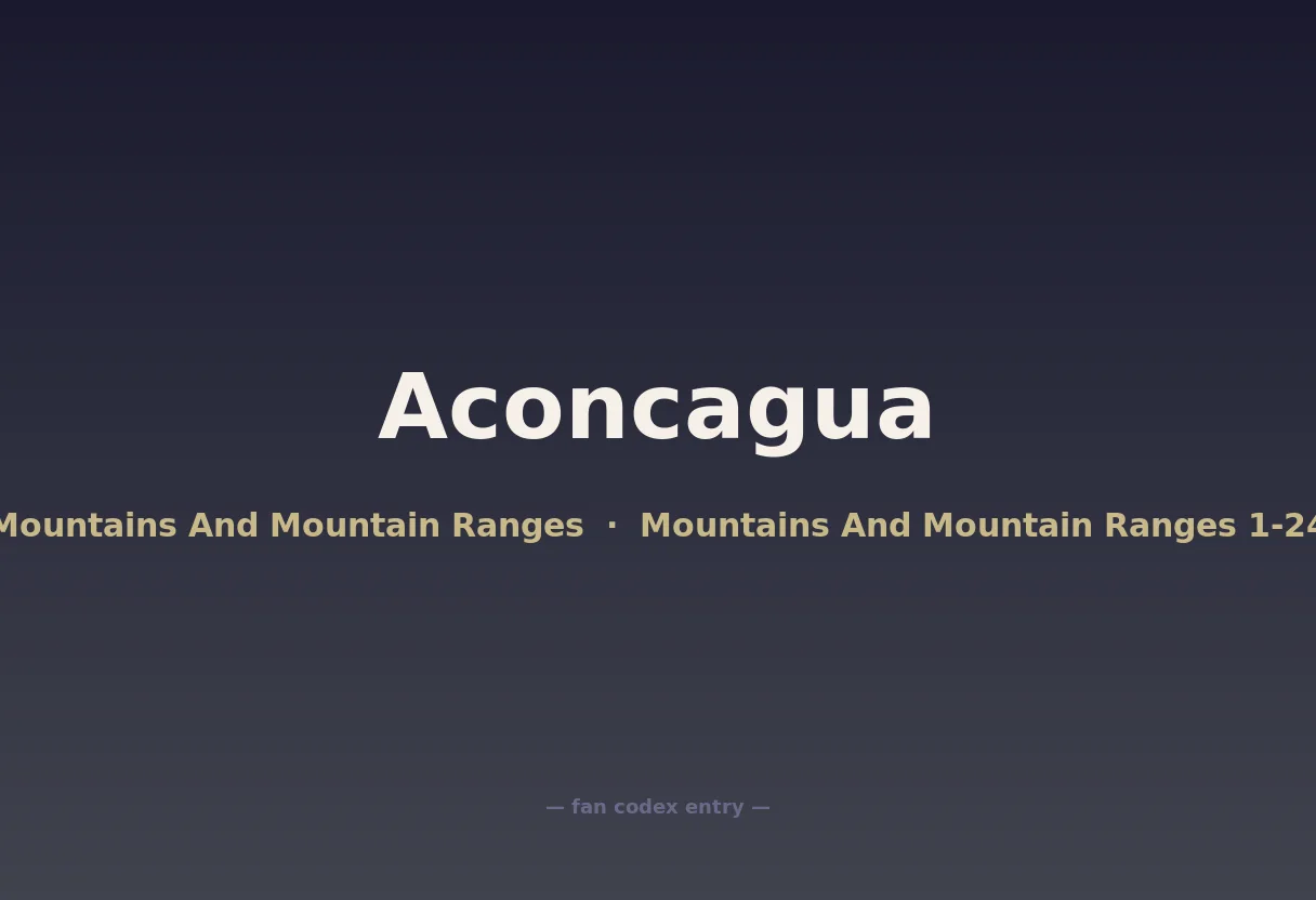Aconcagua