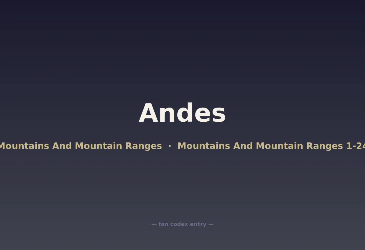 Andes