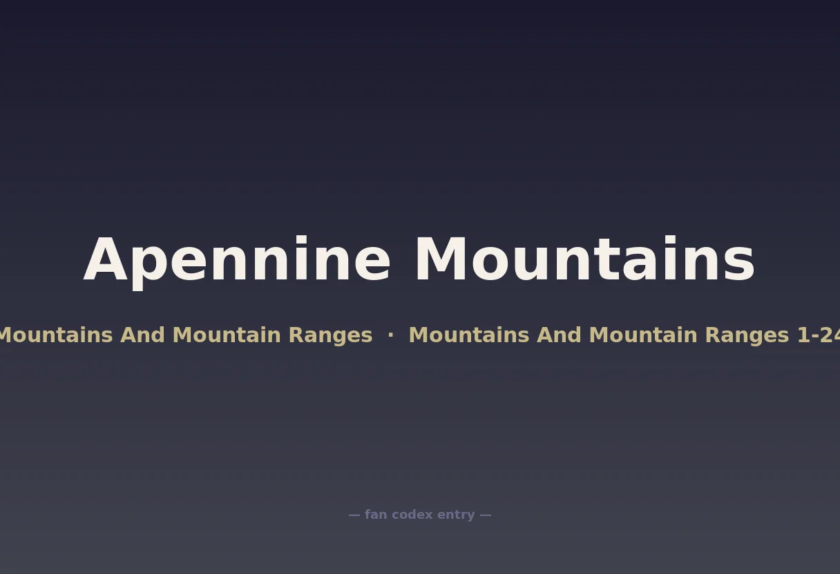 Apennine Mountains