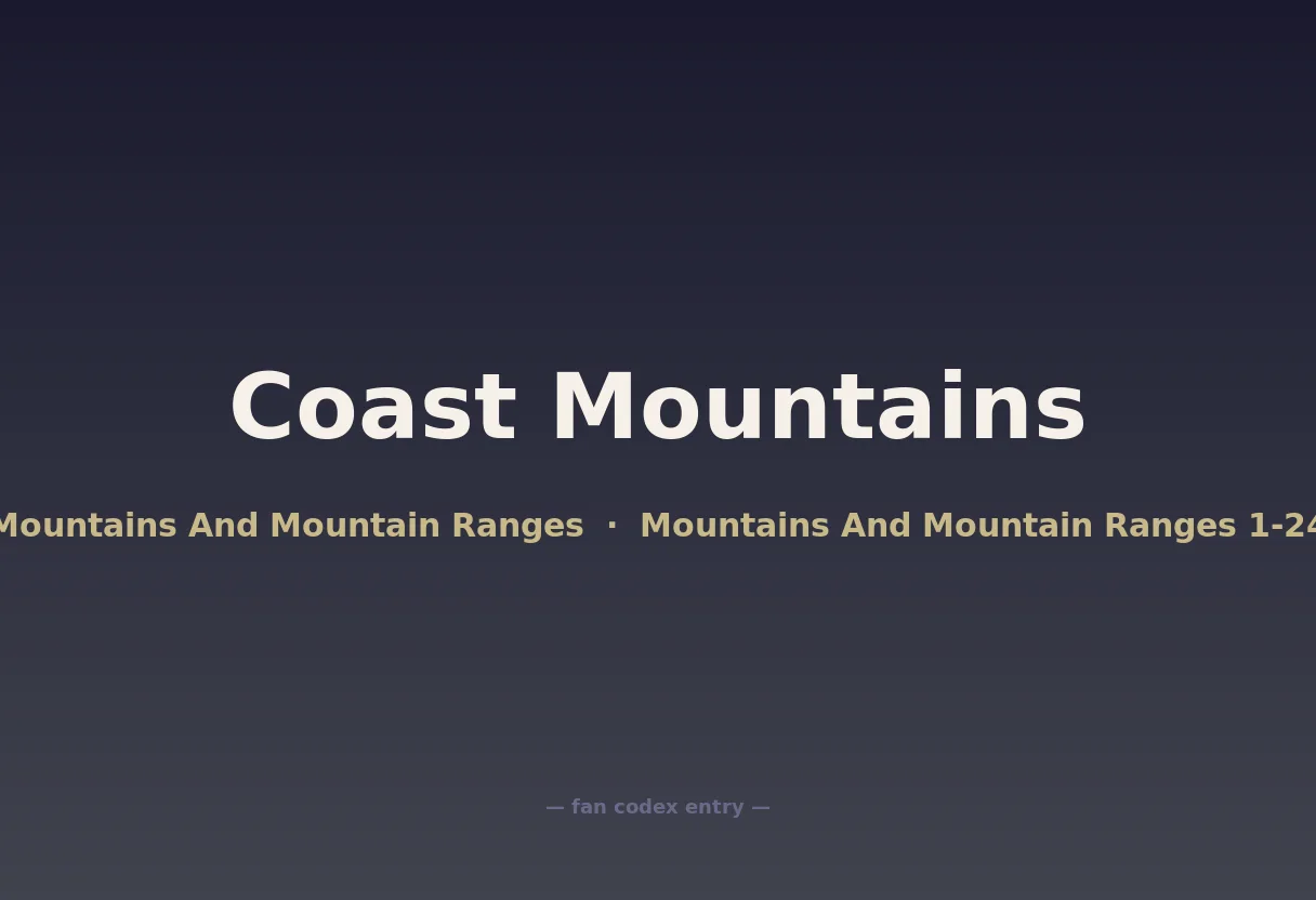 Coast Mountains