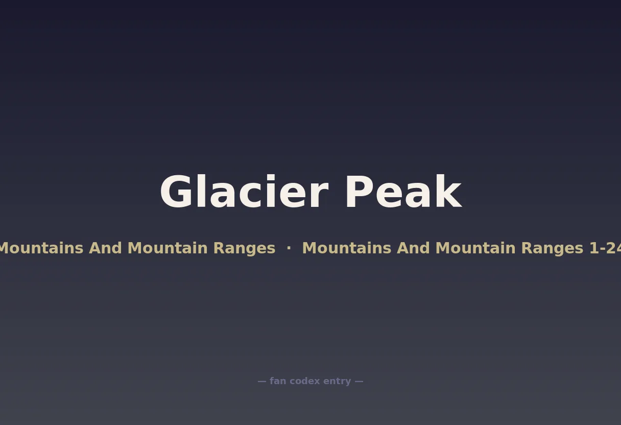 Glacier Peak