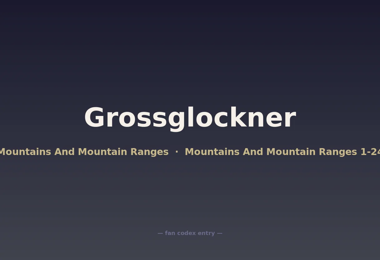 Grossglockner