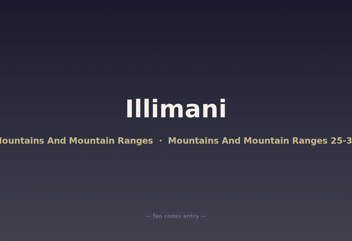 Illimani